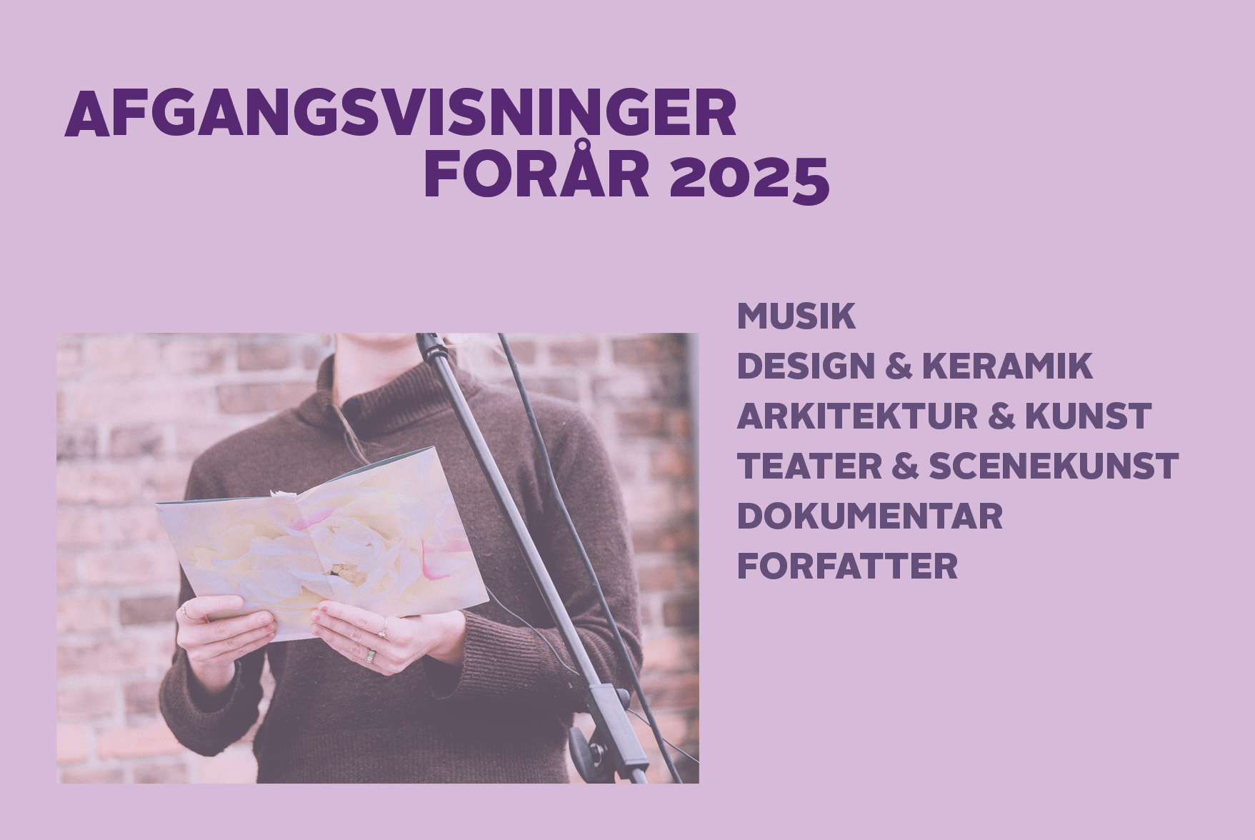 Afgangsvisninger for foråret 2025 på Johan Borups Højskole i København