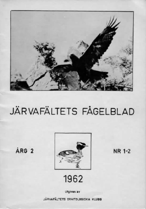 Järvafältets Fågelblad 1962-1-2