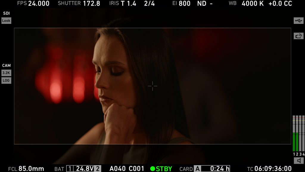 still from close up film lighting