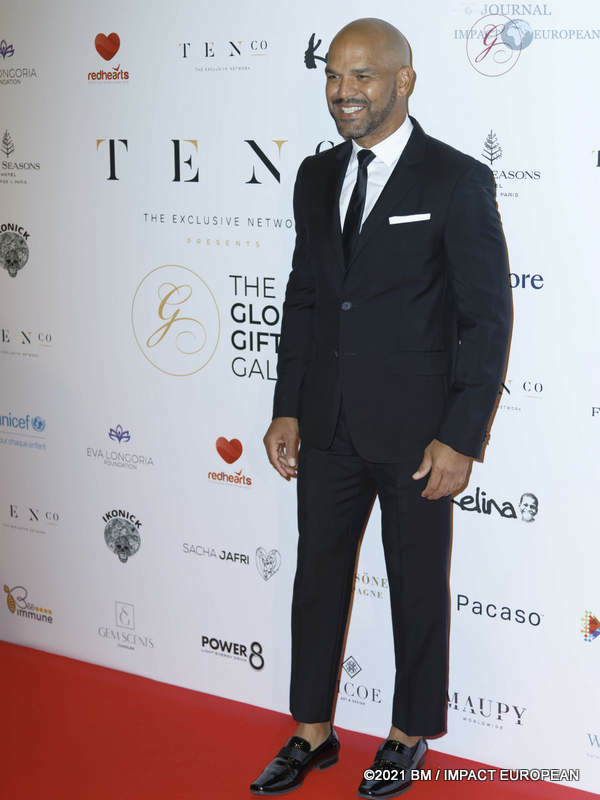Amaury Nolasco lors de la 10ème édition du Global Gift Gala au Four Seasons Hotel George V à Paris