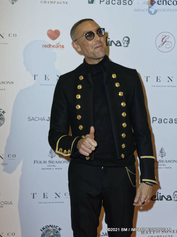 Maxime Dereymez lors de la 10ème édition du Global Gift Gala au Four Seasons Hotel George V à Paris