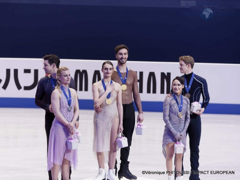 Gabriella Papadakis et Guillaume Cizeron, Champions du Monde 1