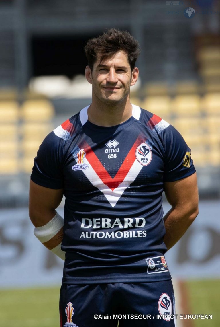 Benjamin Garcia ( Dragons Catalans ) , capitaine de l'équipe de France