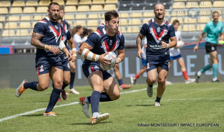 Benjamin Garcia ( Dragons Catalans ) , capitaine de l'équipe de France