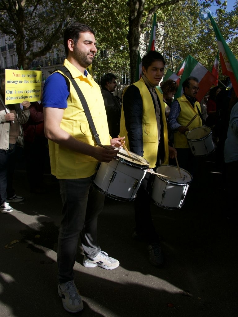 Des milliers de personnes rassemblées à Paris en signe de soutien au peuple iranien / ©Cedric CHOTEL - IMPACT EUROPEAN
