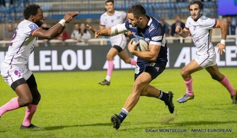 Pro D2 - 9e journée:  Colomiers vs Soyaux-Angoulême ( 45 à 16 )