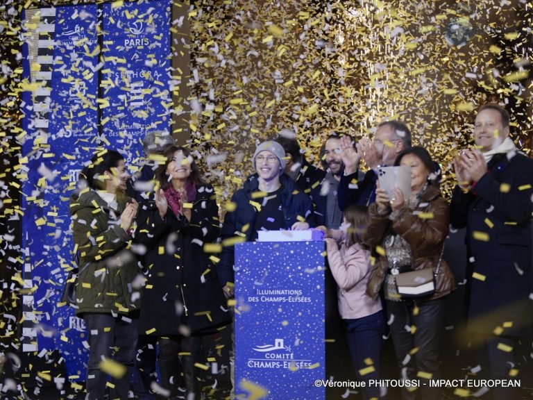 LInauguration des Illuminations de lAvenue des Champs-Elysées 2022