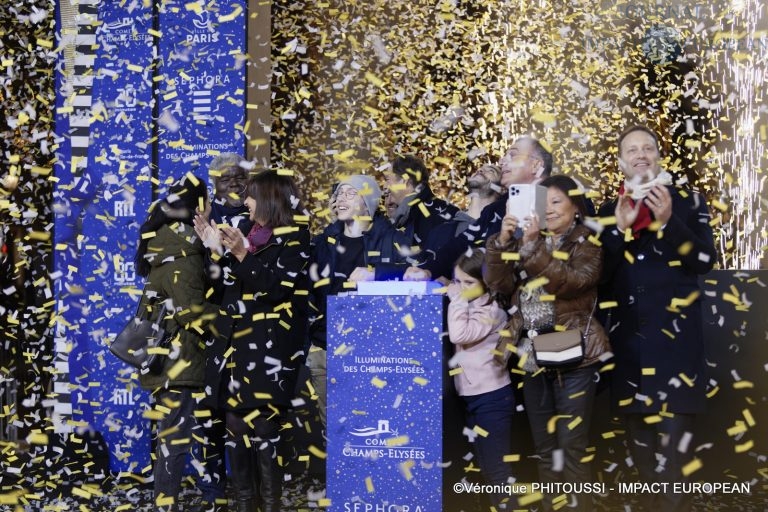 LInauguration des Illuminations de lAvenue des Champs-Elysées 2022