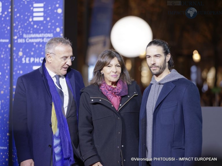 LInauguration des Illuminations de lAvenue des Champs-Elysées 2022