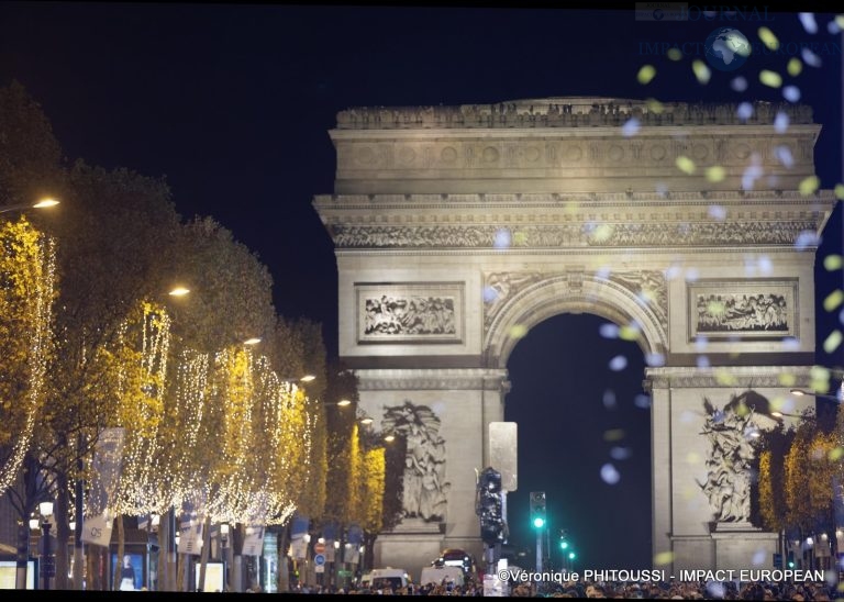 LInauguration des Illuminations de lAvenue des Champs-Elysées 2022