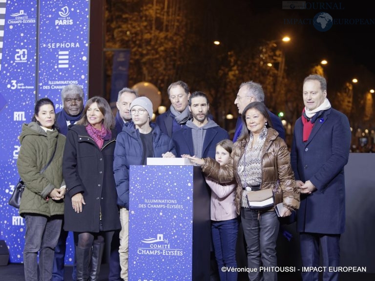 LInauguration des Illuminations de lAvenue des Champs-Elysées 2022