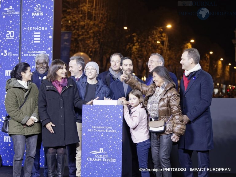 LInauguration des Illuminations de lAvenue des Champs-Elysées 2022