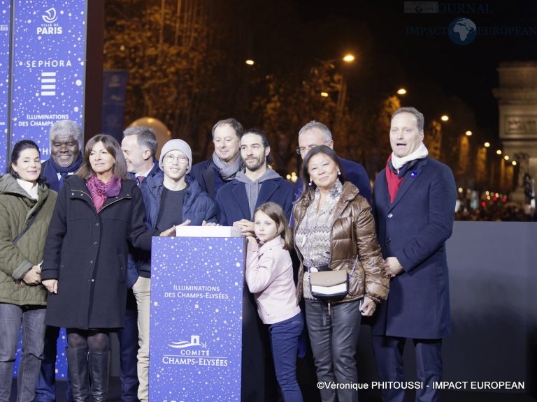 LInauguration des Illuminations de lAvenue des Champs-Elysées 2022