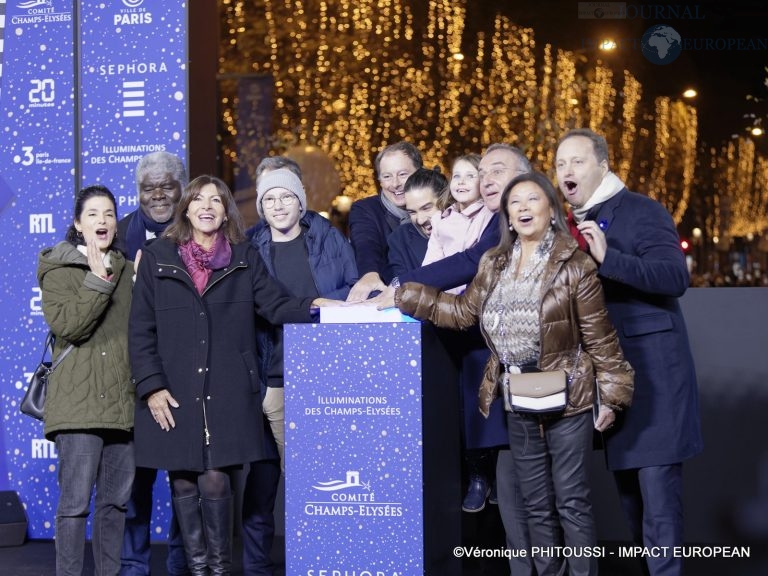 LInauguration des Illuminations de lAvenue des Champs-Elysées 2022