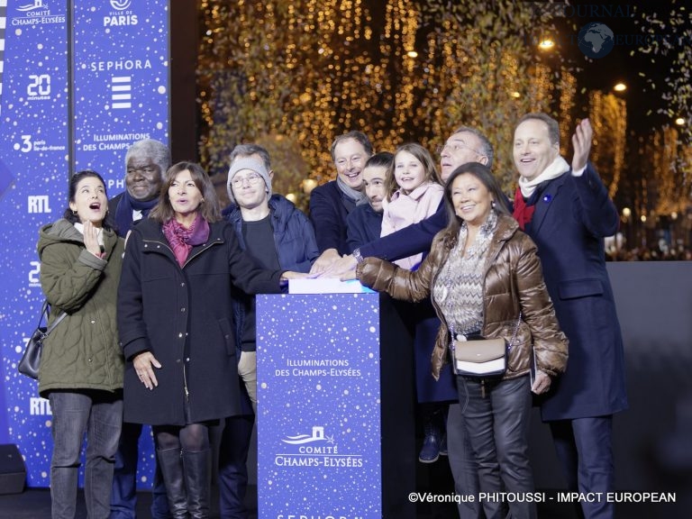 LInauguration des Illuminations de lAvenue des Champs-Elysées 2022