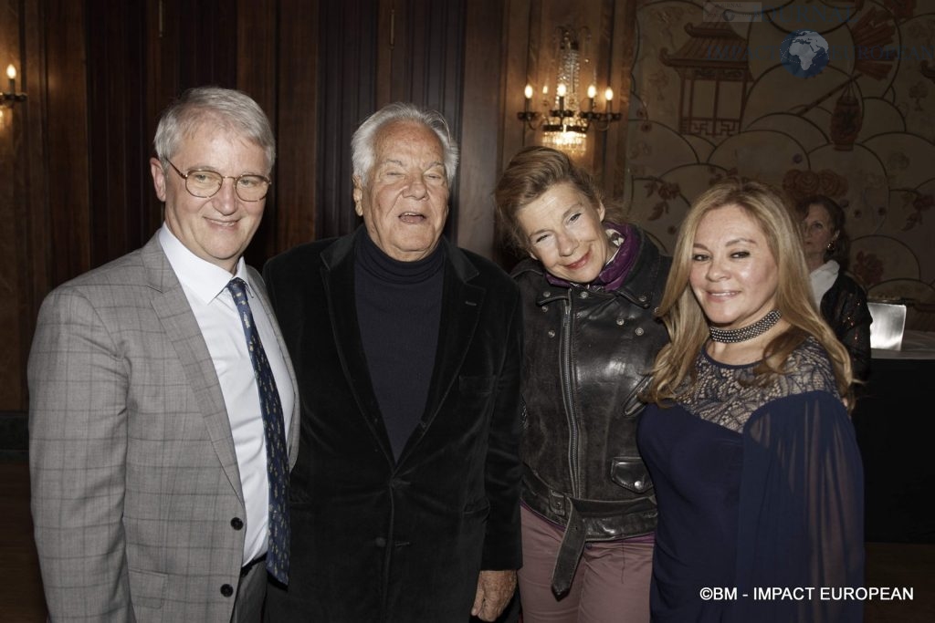 Thierry Brun, Massimo Gargia, Frigide Barjot et la princesse Maria del Pilar Murat