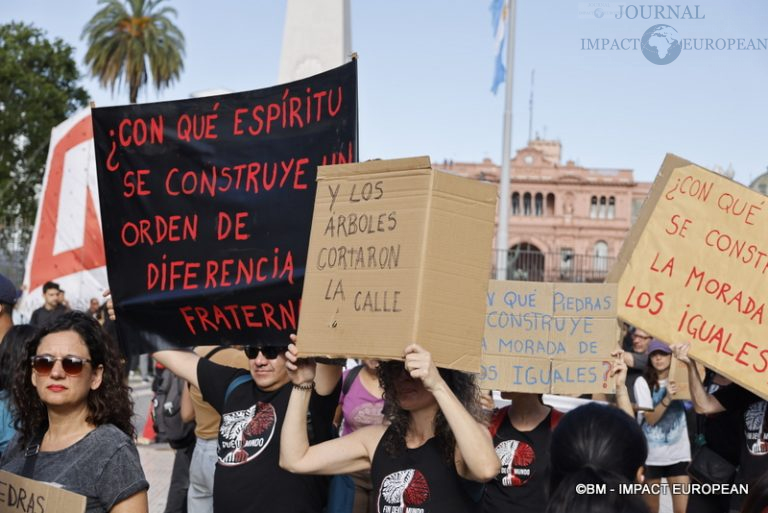 Manif contre l'inflation à Buenos Aires 16