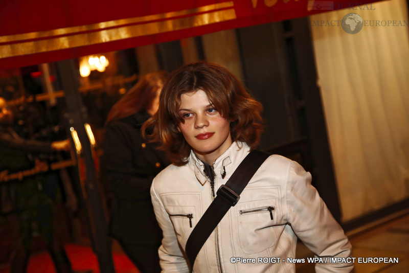 Céleste Brunnquell - Dîner des nommés des César au Fouquet's Paris