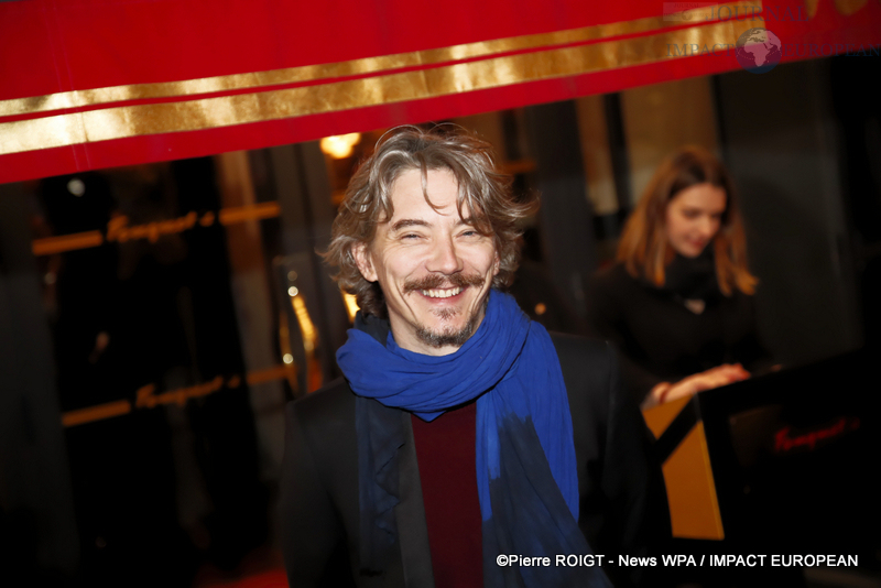 Swann Arlaud - Dîner des nommés des César 2024 au Fouquet's Paris