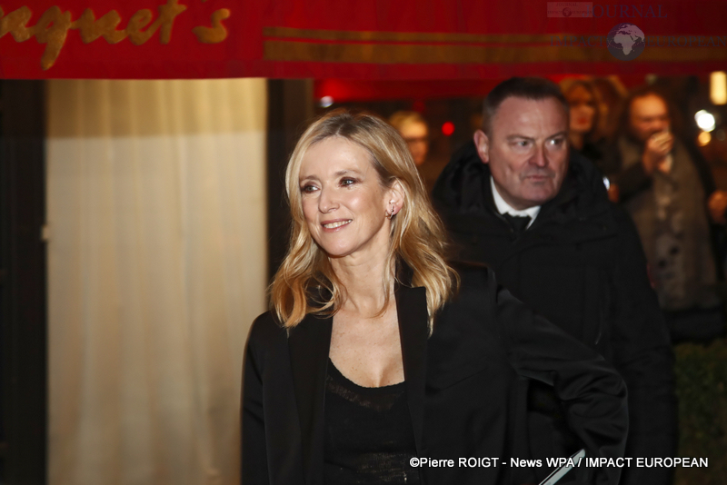 VLéa Drucker - Arrivées au dîner des nommés des César 2024 au Fouquet's Paris