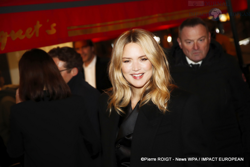 Virginie Efira - Dîner des nommés des César au Fouquet's Paris