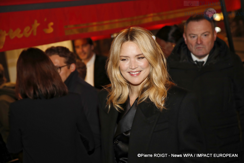 Virginie Efira - Dîner des nommés des César au Fouquet's Paris