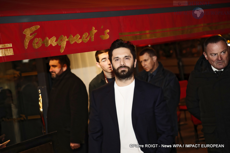 Pio Marmaï - Dîner des nommés des César 2024 au Fouquet's Paris