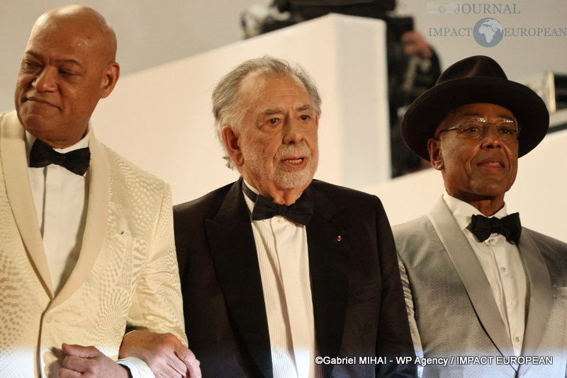 Laurence Fishburne,  Francis Ford Coppola et Giancarlo Esposito