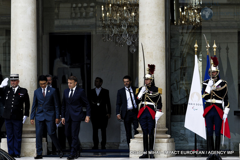 Emmanuel MACRON et Andry Rajoelina à l’Elysée