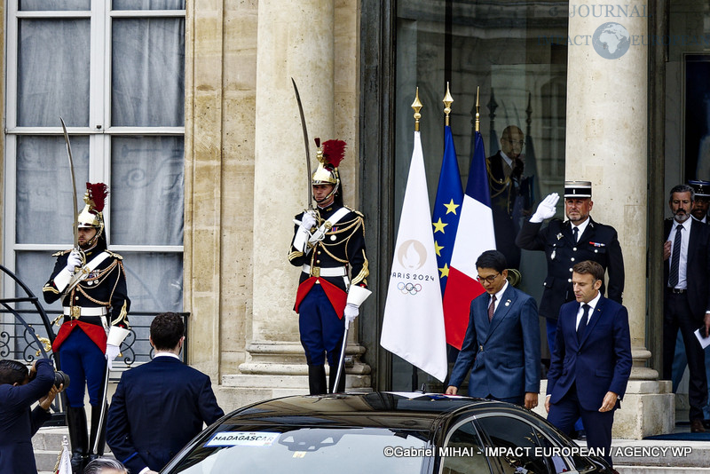 Emmanuel MACRON et Andry Rajoelina à l’Elysée