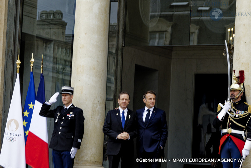 Isaac HERZOG et Emmanuel MACRON