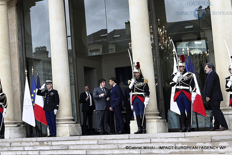 Javier MILEI et Emmanuel MACRON