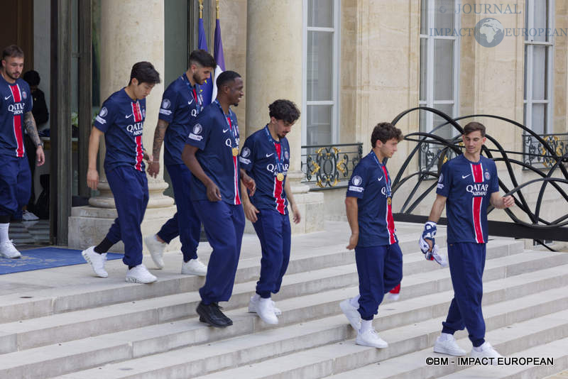 PSG champion d’Europe à l’Élysée