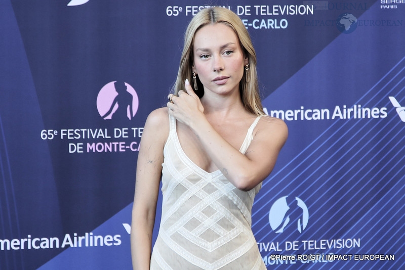 L'actrice Ester Exposito à la 65 e édition du Festival de Télévision de Monte-Carlo, le 12 juin 2026.
