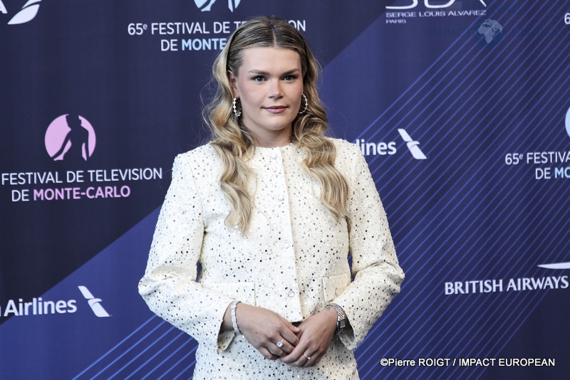 Camille Gottlieb à la 65 e édition du Festival de Télévision de Monte-Carlo, le 12 juin 2026.