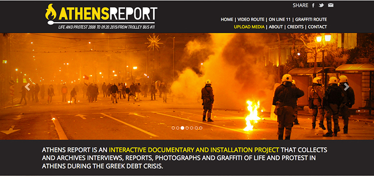 Athens Report: a collective archive of life and protest <br srcset=