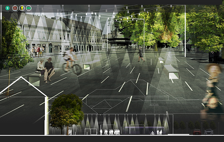 Lighting master plan: The night time face of Timisoara city <br srcset=