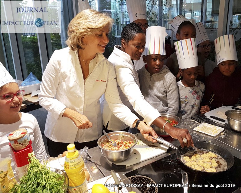 Semaine du goût 2019 au siège de la Région Ile de France à St Ouen avec Babette de Rozières