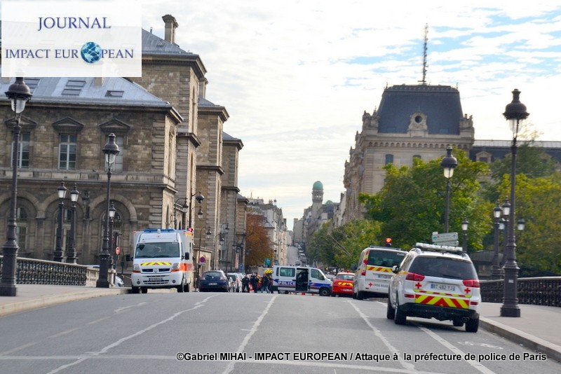 Attaque au couteau: Une attaque à la Préfecture fait 4 morts et une femme est grièvement blessée