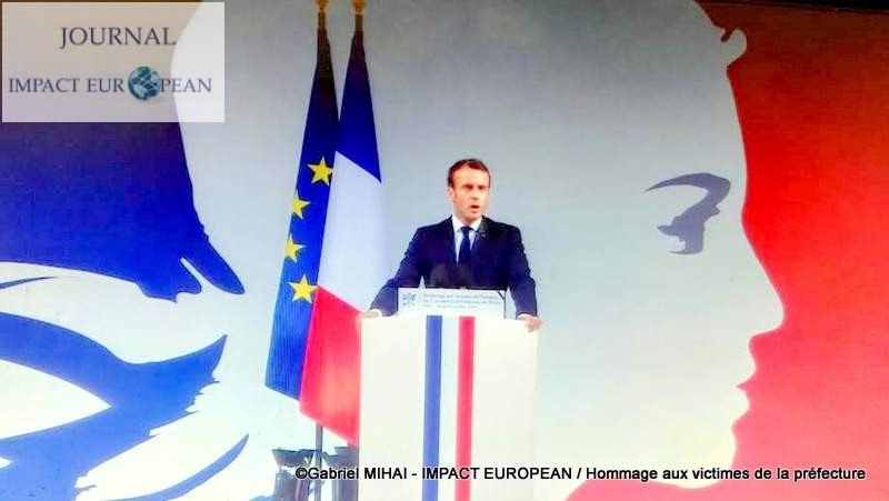 Hommage aux victimes de la préfecture: Macron appelant la nation à “faire bloc” contre un “terrorisme islamiste”