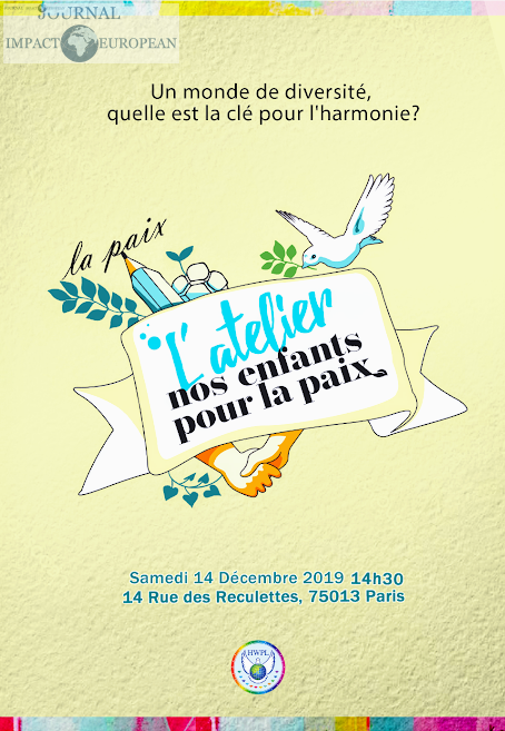 Atelier : « Nos enfants pour la paix » un monde de diversité, quelle est la clé pour l’harmonie ?