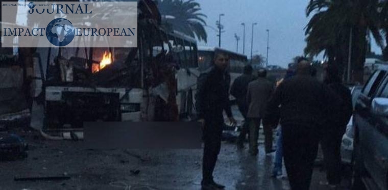 Attentat à Tunis : explosion à bord d’un bus de la sécurité présidentielle
