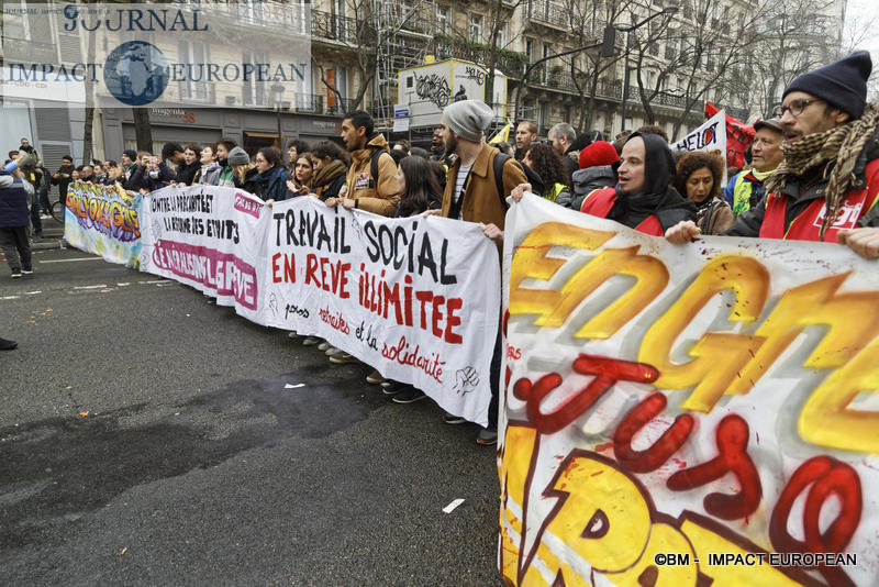 Manif retraite 9 janvier 2020 / BM - Impact European