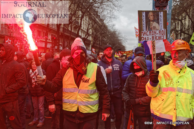 Manif retraite 9 janvier 2020 / BM - Impact European