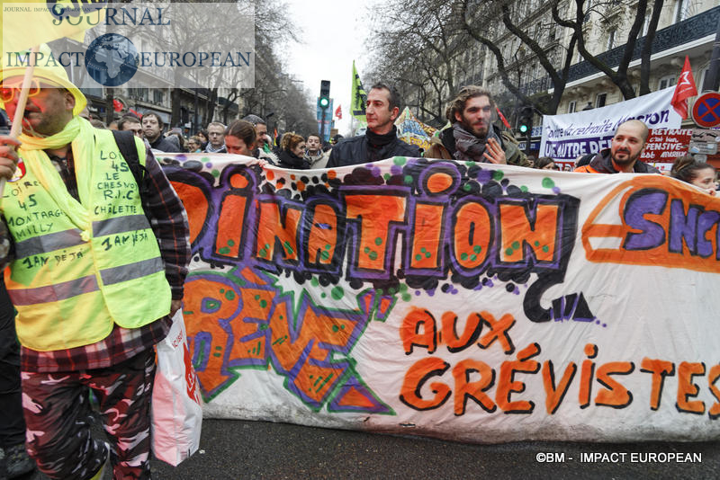 Manif retraite 9 janvier 2020 / BM - Impact European