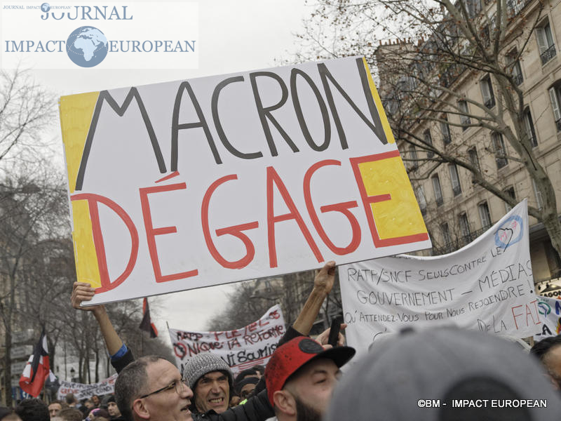 Manif retraite 9 janvier 2020 / BM - Impact European