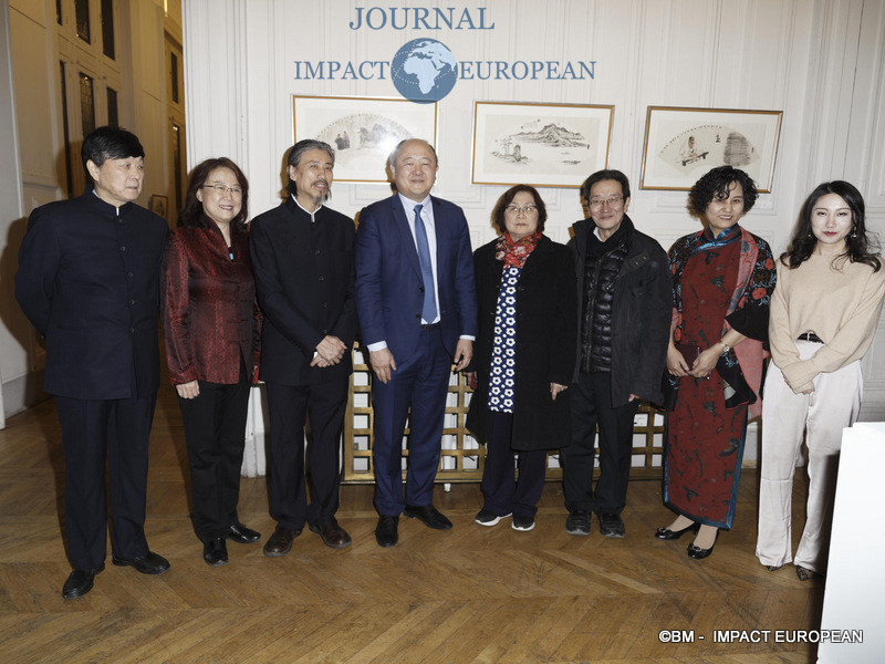 Peinture et sculpture chinoises à la Mairie du 13ème à Paris