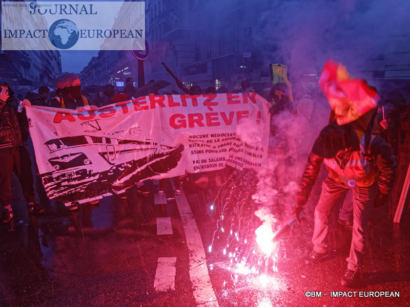 Manif retraite 9 janvier 2020 / BM - Impact European