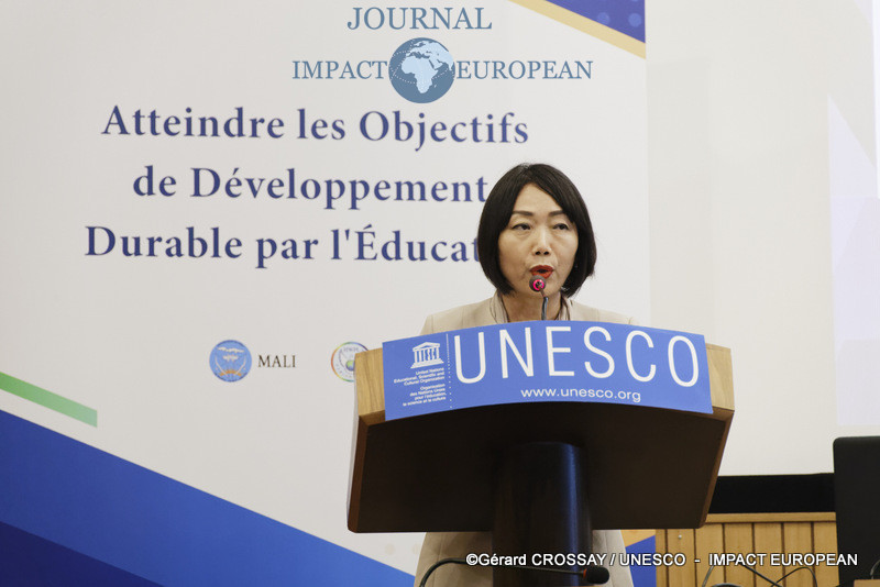 Conférence à l’UNESCO organisée par la Délégation Malienne auprès de l’UNESCO sur le thème “Atteindre les objectifs de développement durable par l’éducation”