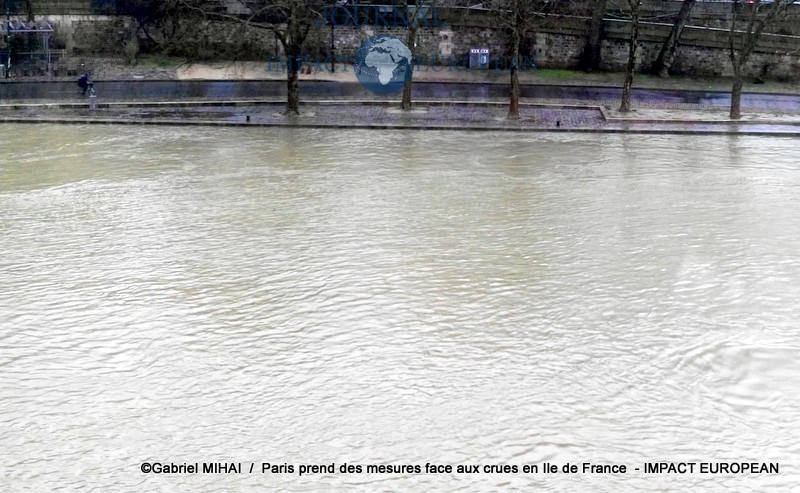 Paris prend des mesures face aux crues